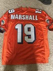 Men’s Reebok Brandon Marshall Vintage Dolphins NFL Jersey Sz 52- Orange On Field — photo 2