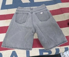 Vintage Guess Jean Shorts Button-Fly Hi Rise Women’s Size 2 Made in USA Black