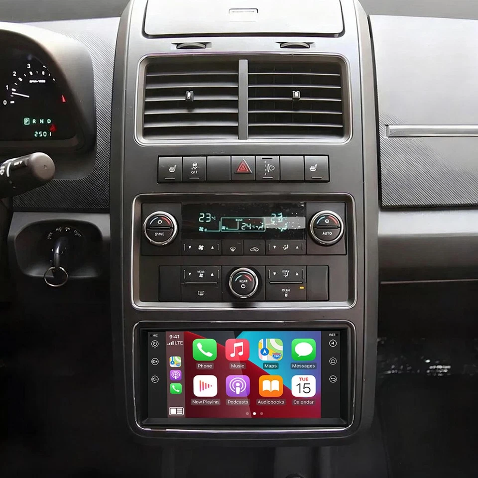 4+64GB Carplay Car Stereo Radio Android 15 GPS NAVI For 2009 2010 Dodge Journey Foto 2 de 4