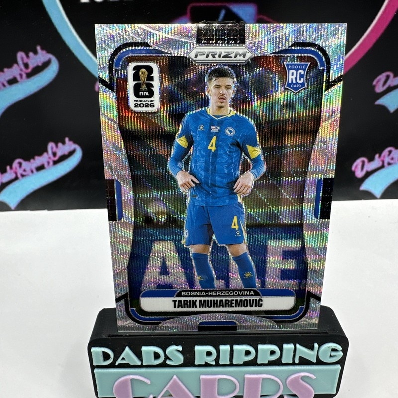 2026 Panini Prizm FIFA World Cup TARIK MUHAREMOVIC RC Wave Prizm #474 Bosnia