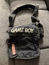 OEM Nintendo Game Boy Carrying Case Storage Pouch Satchel Bag Black Nylon
