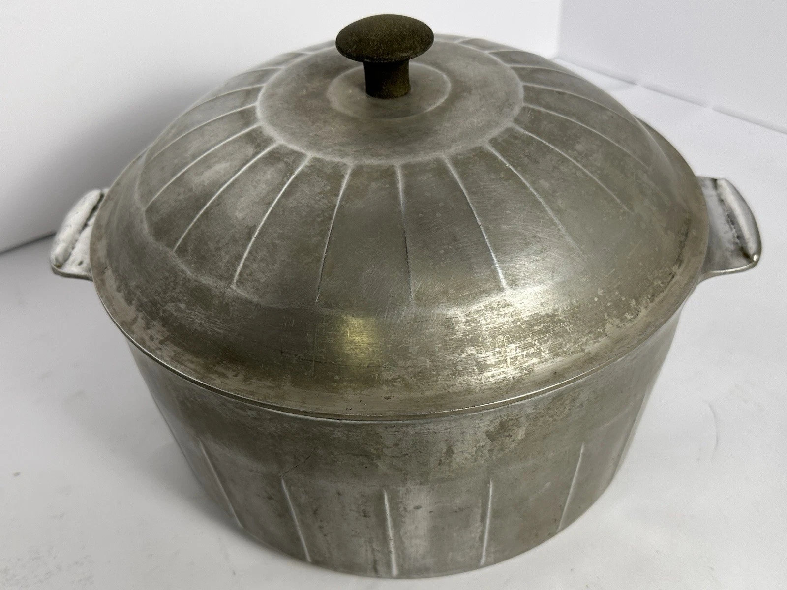 Aluminum Roaster Dutch Oven w Lid Household Institute USA 6 Qt Vintage