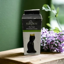 Vintage Pie Vent FOX RUN PIE BIRD Ceramic Pie Whistle Pie Bird Crow Steam Vent