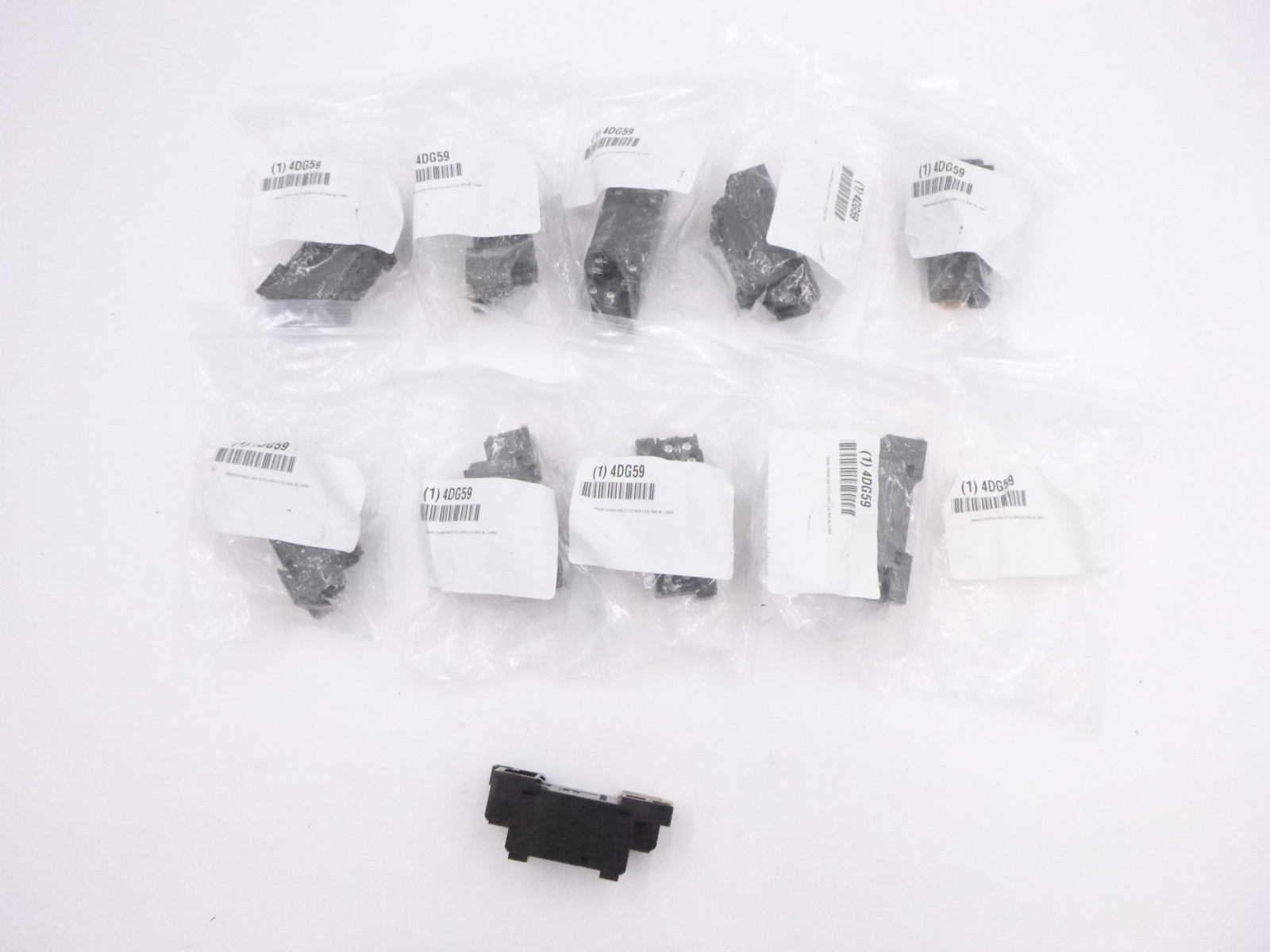 10 Pack OMRON PTF08A-E Relay Base Socket 8-Pin 16 Amp 240 Volt 4DG59