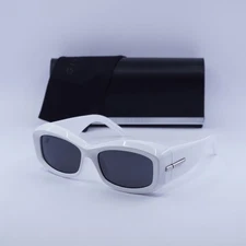 Givenchy GV40044U 21A White/Smoke 56-16-140 Sunglasses New Authentic