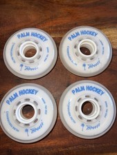 Palm Hockey Breeze Inline Wheels 80mm; 76A Smooth Grip Indoor Skate Wheels