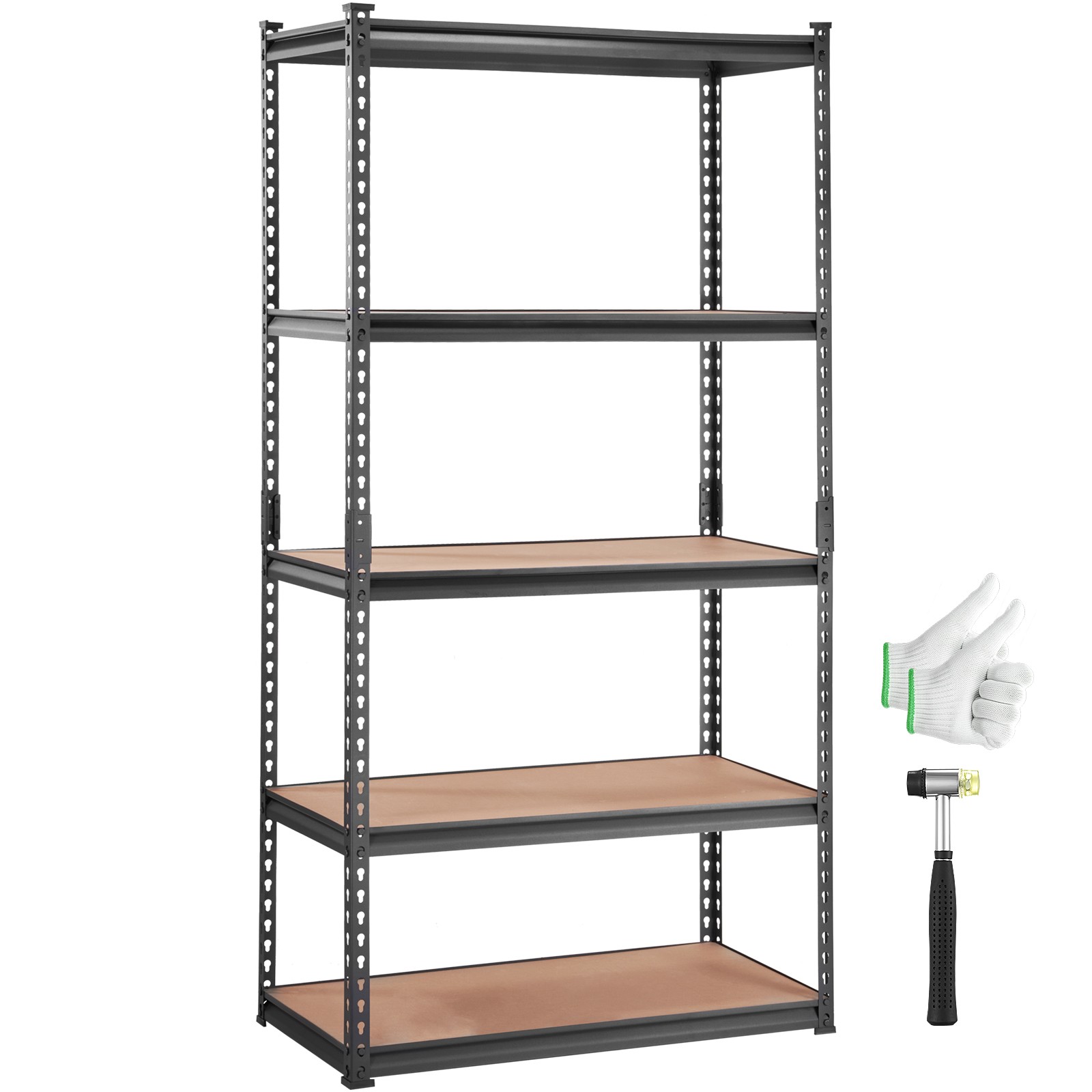 VEVOR Storage Shelving Unit Garage Storage Rack 5-Tier Adjustable 2000 lbs Load