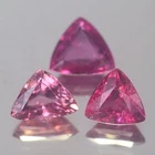 1.47CT RAVISHING AA 3PCS UNHEATED UNTREATED TRILLION PINK TOURMALINE NATURAL