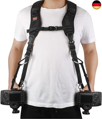 ZTO  Kameragurt doppelten Schulter-Trageriemen Harness Quick Release Adjustable