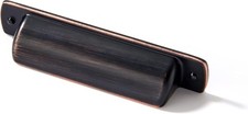 10 PCS 4 Inch 102mm Cup Drawer Pulls Oil Rubbed Bronze Cabinet Hardware Knob