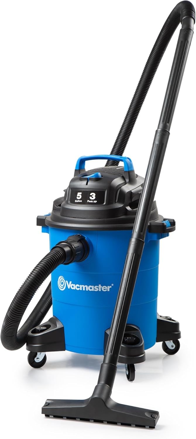 Vacmaster VOC507PF 0101-5 Gallon 3 Peak HP Wet/Dry Vacuum