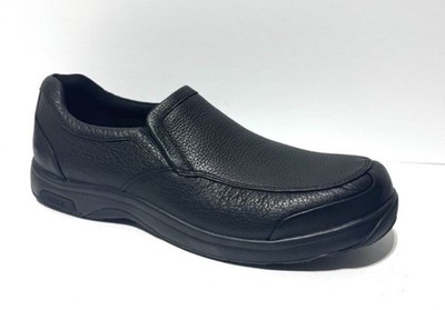 Dunham Battery Park Service Leather Slip-On Shoes 11 4E Black