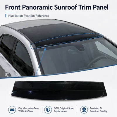 OEM Original Front Panoramic Sunroof Trim Panel A1767800022 For Mercedes W176 - Image 1 of 4