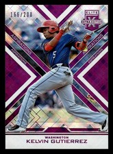 2016 Panini Elite Extra Edition #136 Kelvin Gutierrez Aspirations Purple #/200