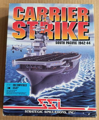 SSI Computer Wargame Carrier Strike-South Pacific 1942-44-IBM 3 1/4'' Disk