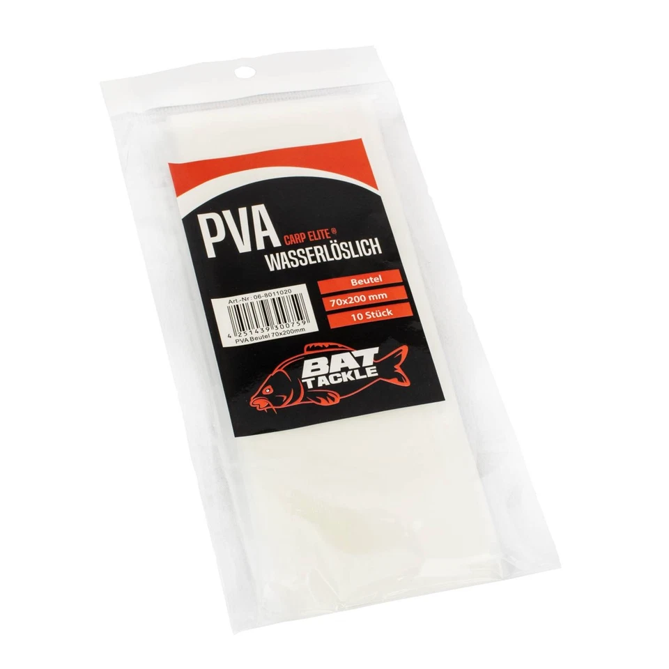 BAT-TACKLE Carp Elite® PVA Beutel versch. Größen wasserlösliche Bags Partikel Boilies