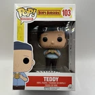 Funko POP Animation Bob’s Burgers Teddy #103 Action Vinyl Figure damaged box