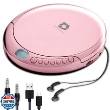Deluxe Products CD Player Portable with 60 Second Anti Skip, Ster