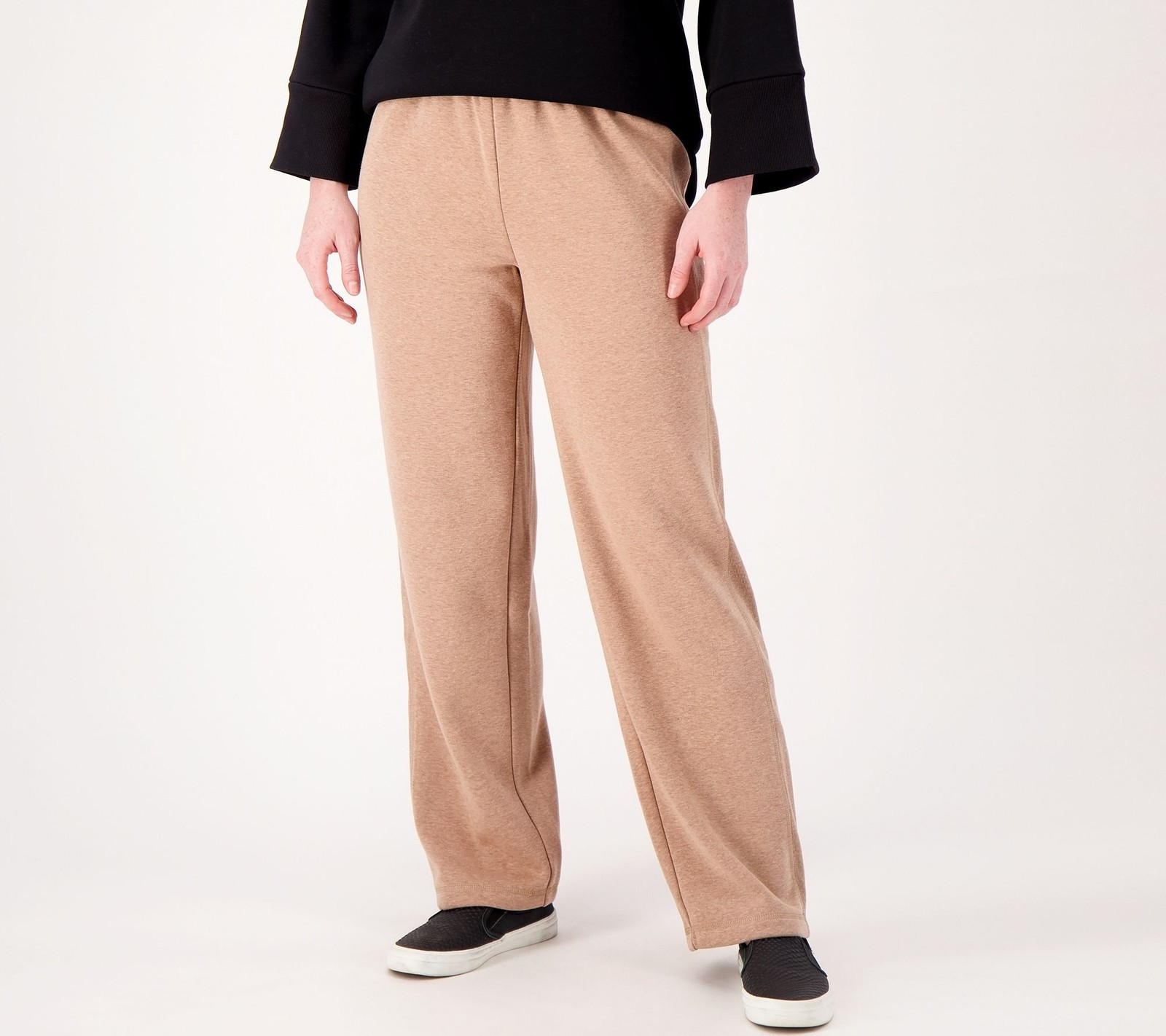 Isaac Mizrahi Live! Women's Plus Sz Pants 5X Regular Soho hed Back Brown A556556