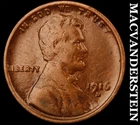 1916-D Lincoln Wheat Cent - Scarce  Extra Fine  Semi-key  Better Date  #J8460