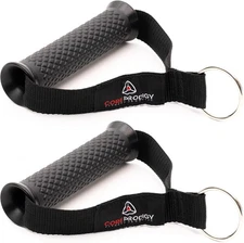 Core Prodigy Heavy Duty Exercise Handles - Grip Attachments for Cable Machine Pu