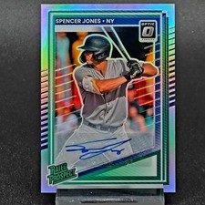 2025 Spencer Jones Rookie Holo Prizm Auto New York Yankees Top Prospects