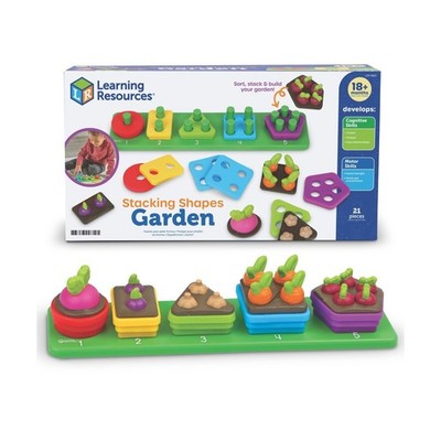 Learning Resources Stacking Shapes Garden, Fine Motor Skills, Stack... Fast Ship