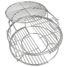 5 Piece Expander Rack for Big Green Egg Medium Replacement Kit Grill Racks fo...