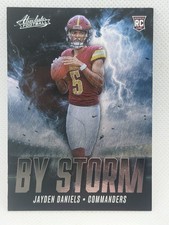 Panini 2024 Absolute By Storm Rookie Jayden Daniels BS-JDS Commanders