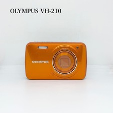 OLYMPUS VH-210 Digital Camera Orange Tested Excellent Condition Accessories