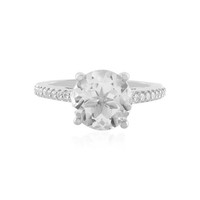 Cavill WeißEr Topas Ring 2,799Ct Rundschliff Sterlingsilber Damenring