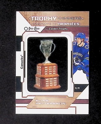 2020-21 O-Pee-Chee #P-56 Elias Pettersson Trophy-Patches