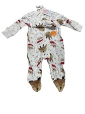Carter's Just One You Baby Santa Reindeer Sleep N' Play - White 3M