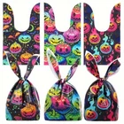 10 x HALLOWEEN BUNNY HEAD SHAPE TREAT BAGS ~ HALLOWEEN LOOT BAG ~ SWEET BAGS