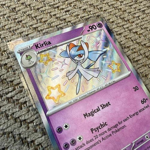 Kirlia 154/091 Baby Shiny, Rare, Pokemon, TCG Scarlet & Violet: Paldean Fates - Picture 4 of 7
