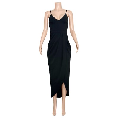 NEW BHLDN Caron Lyra Dress, Black, 2 (US)
