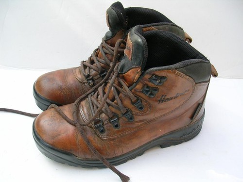 Hawkins leather walking hiking boots UK 