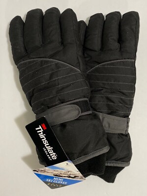 3M, TINSULATE ISOLANT, POLYESTER, MEN'S SKI GLOVES, SIZE LARGE/XL