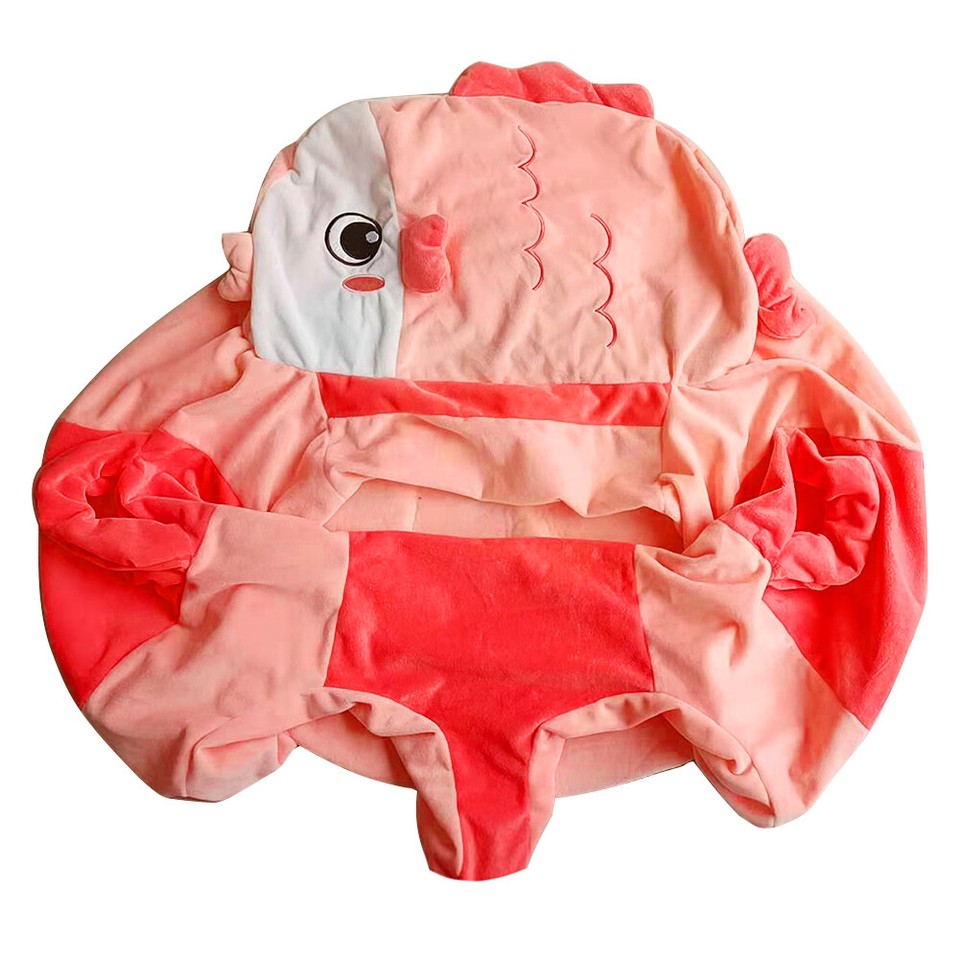 Baby Sofa Support Seat Cover Plush Learning To Sit Feeding Chair (Fish