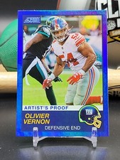 Oliver Vernon 2019 Score Football #181 Artist’s Proof Blue /35 Giants (CB)