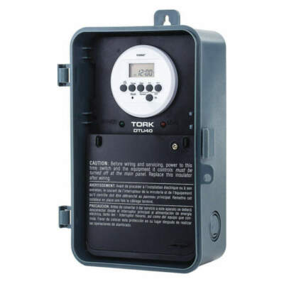 NSi Industries TORK DTU40 Indoor/Outdoor, 7-Day 40-Amp Universal Multi-Volt