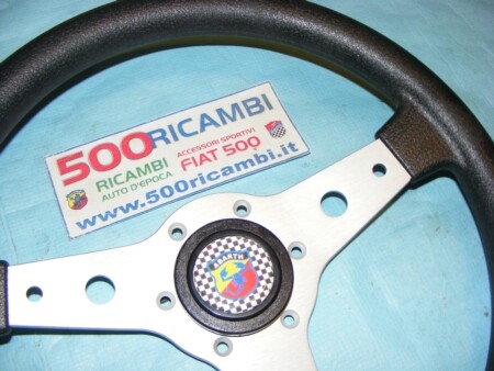 SPARCO VOLANTE 3 RAZZE CALICE Mod. R345 IN PELLE NERA COD. 015R345MLN