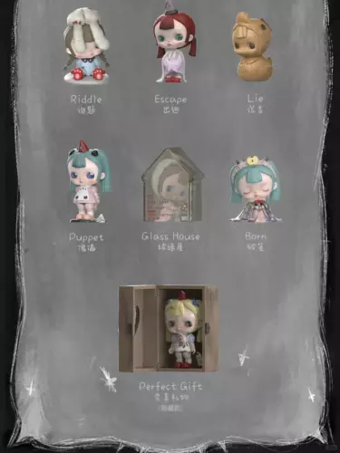 Genuine POP MART TINYTINY The Prologue Series Confirmed Figure Gift HOT - Choice - Foto 9 di 23