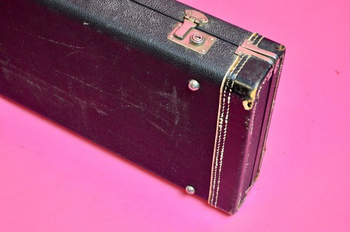 Vintage 1967 - 1972 Fender Stratocaster / Telecaster Hard Case "Tail" Logo Tele - Picture 11 of 14