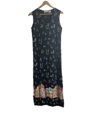 UNITS Women's Vintage Long Sleeveless At Play Village Maxi Dress Size Medium