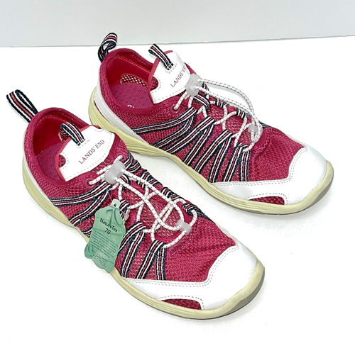 LANDS' END Water Sport Pink Red Mesh Water Shoes Sneakers - Women's 6.5 B  Med | eBay