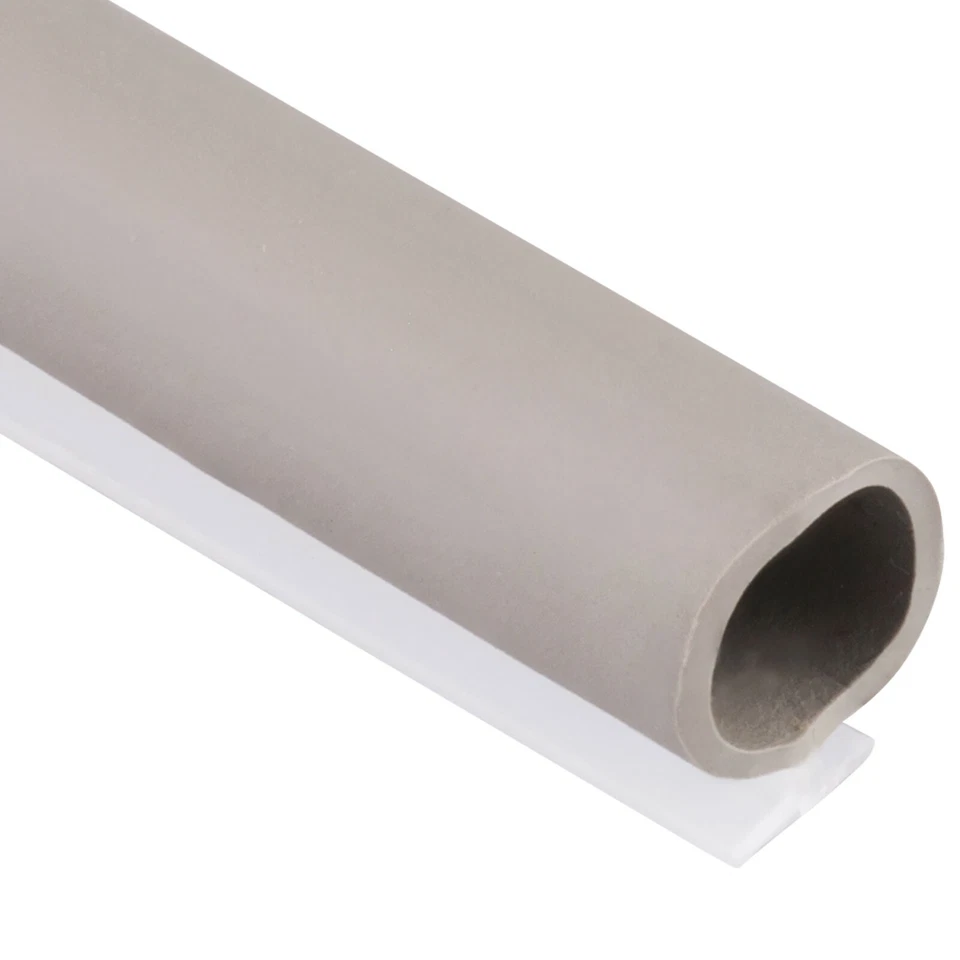 OEM Window Door T-Slot Weatherstrip Seal 5/16" Bulb for 3/16" Slot White Black - Image 3 of 4