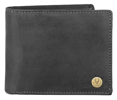 Nouveau Portefeuille Bi-Fold En Cuir Véritable Pour Homme - Photo 1/4