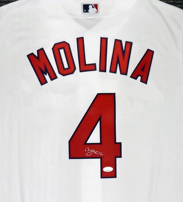 yadier molina autographed jersey
