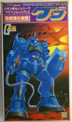 Bandai Gouf Zion's Mobile Suit MS-07j Model kit 1:100 Gundam 1983 - Image 1 of 3